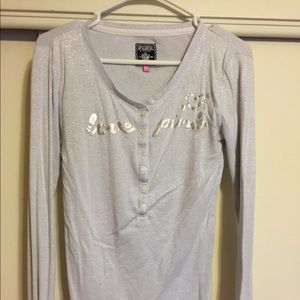 Whirl with silver sparkles long sleeve